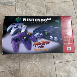 Nintendo 64 Console Bundle with Atomic Purple Controller